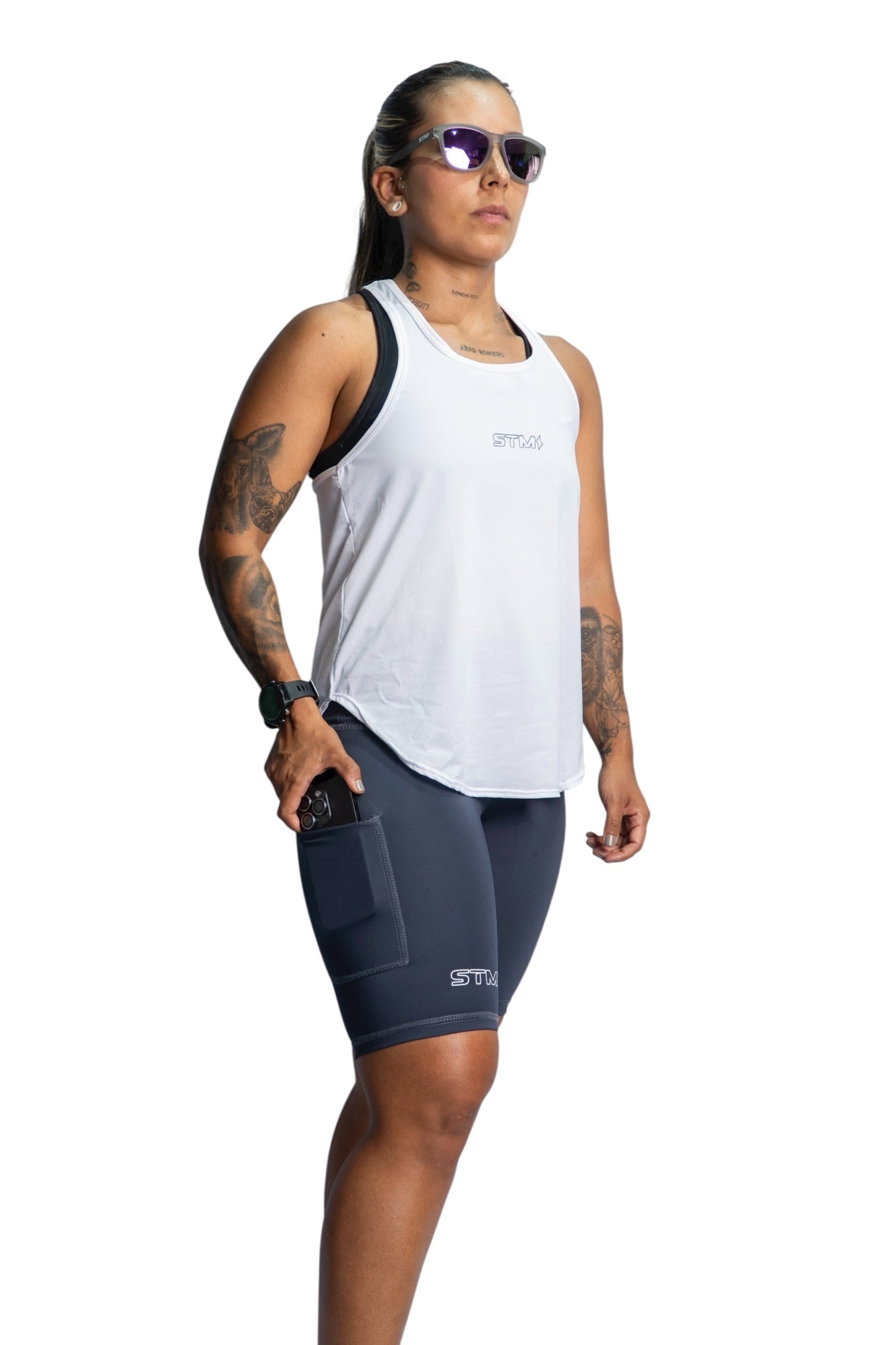 Biker Running Mujer