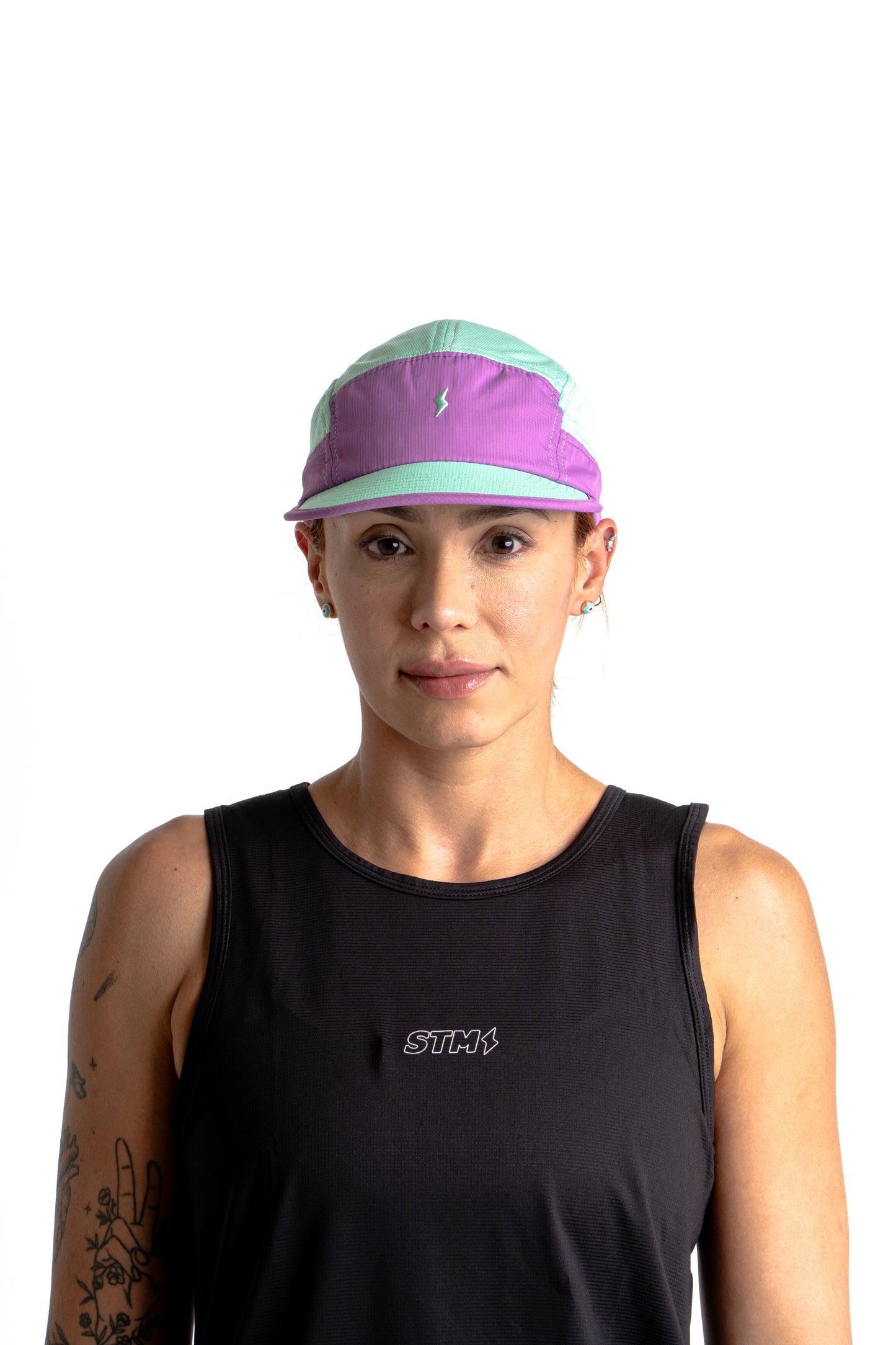 Gorra running Stamina Morada