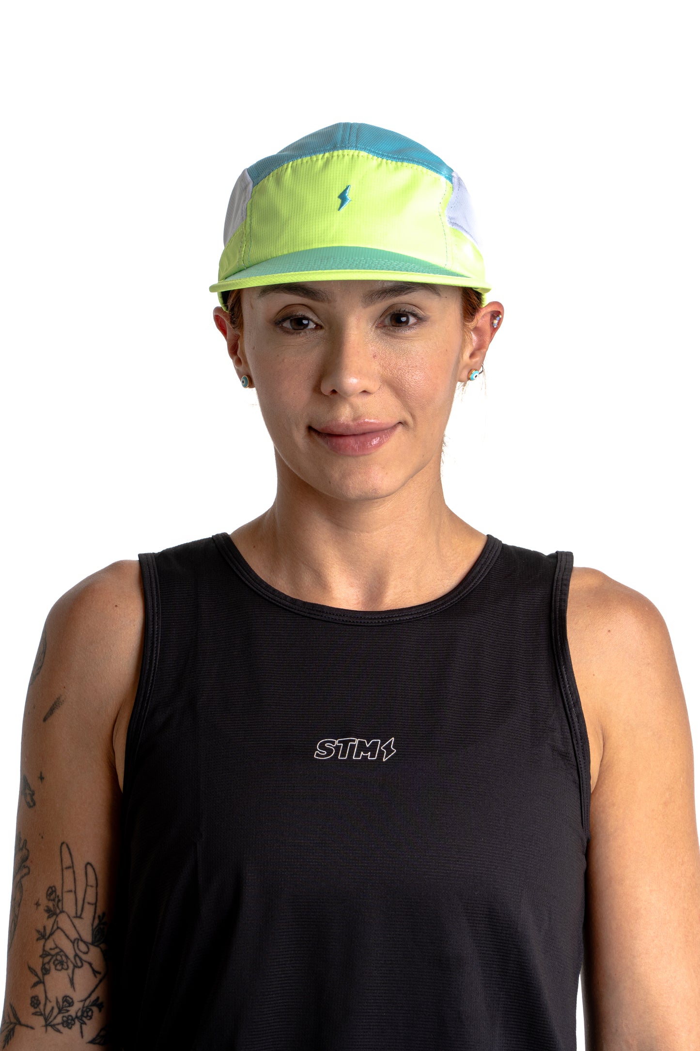 Gorra running Stamina Neón