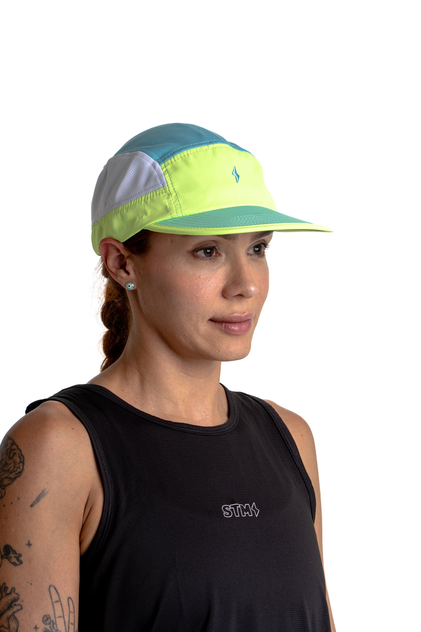 Gorra running Stamina Neón
