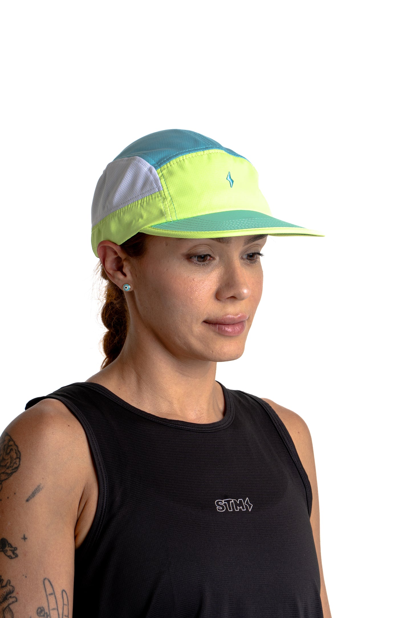 Gorra running Stamina Neón