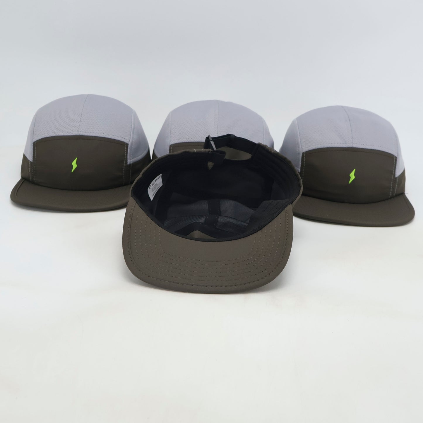 Gorra running Stamina Verde/Gris
