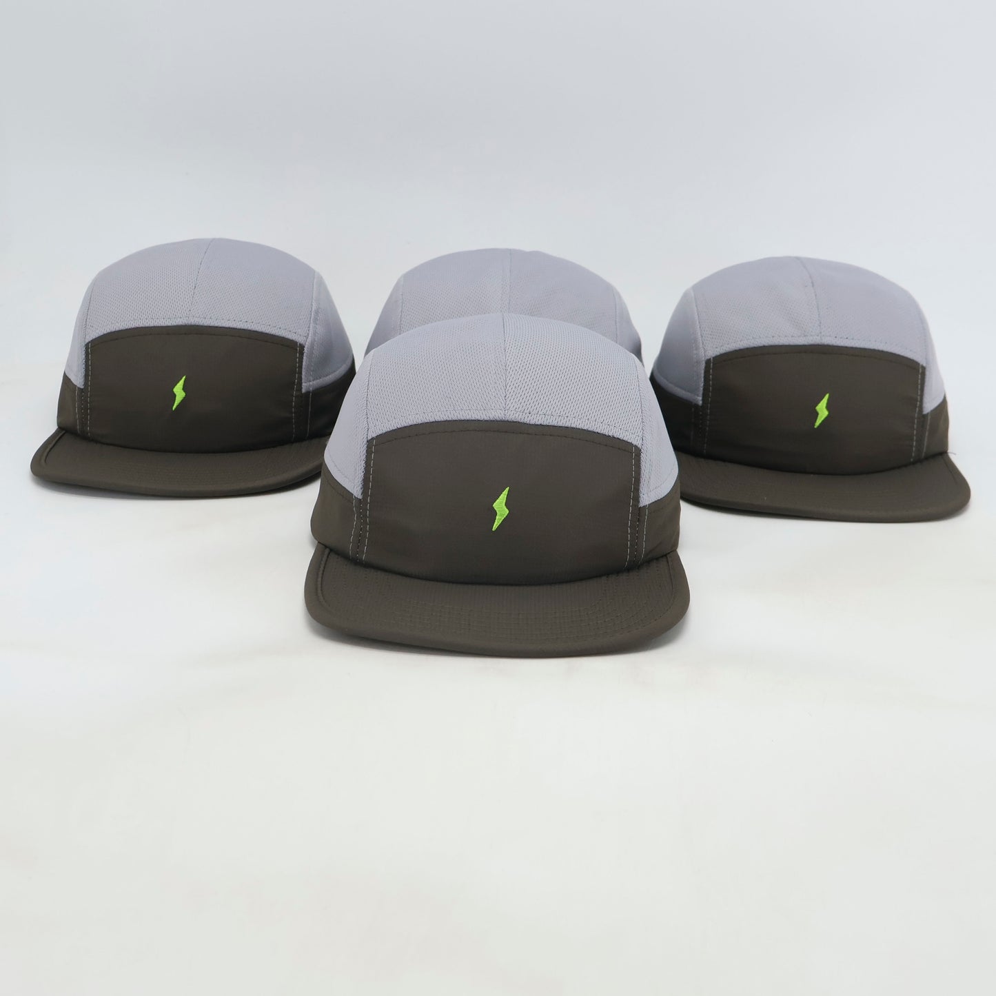 Gorra running Stamina Verde/Gris