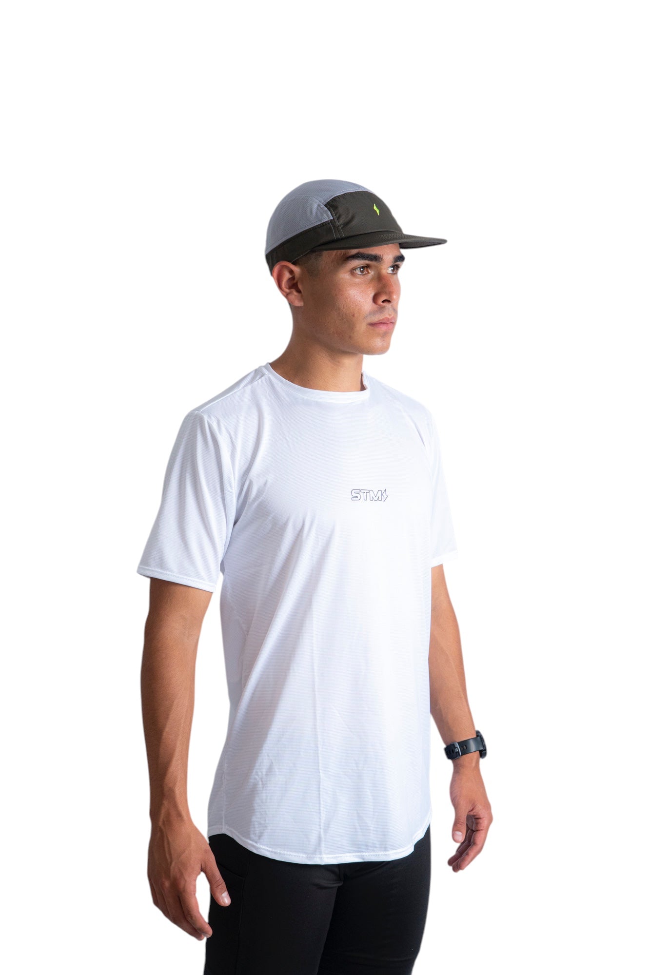 Gorra running Stamina Verde/Gris