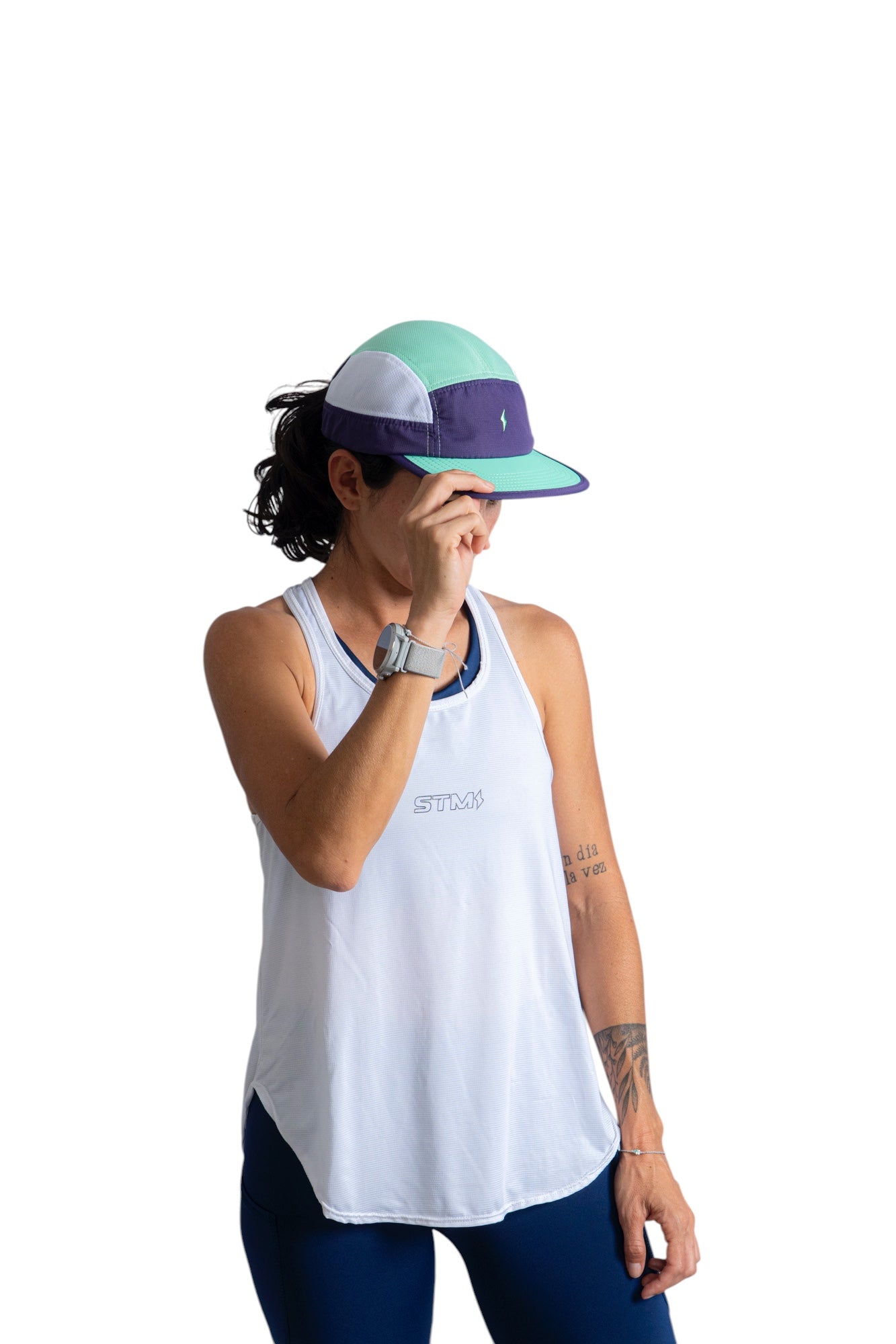 Gorra running Stamina Morada