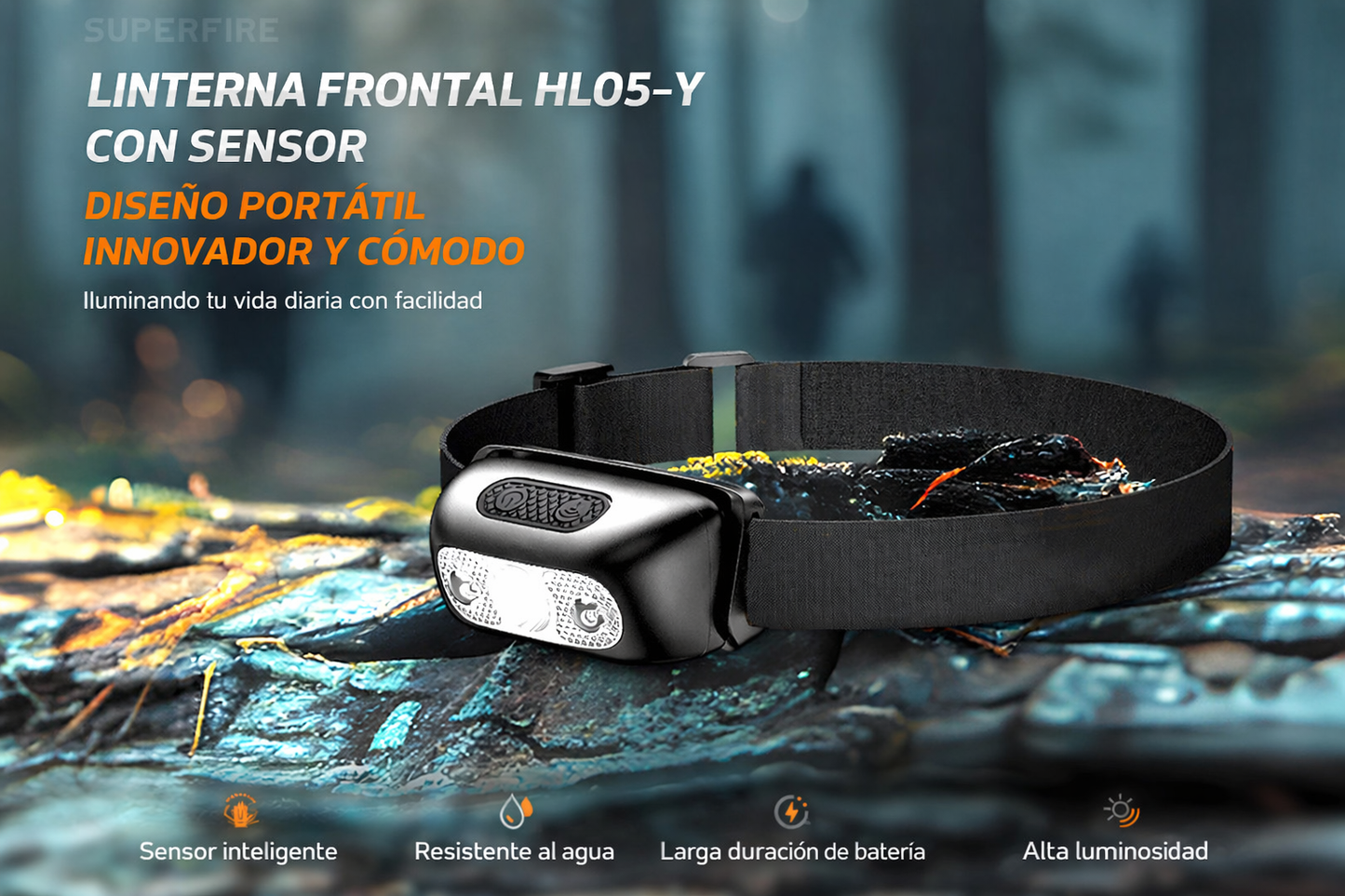 Linterna Frontal STM 130 Lúmenes