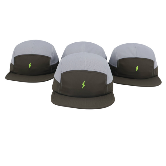 Gorra running Stamina Verde/Gris