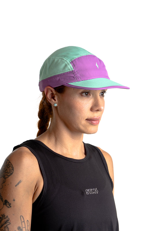 Gorra running Stamina Morada