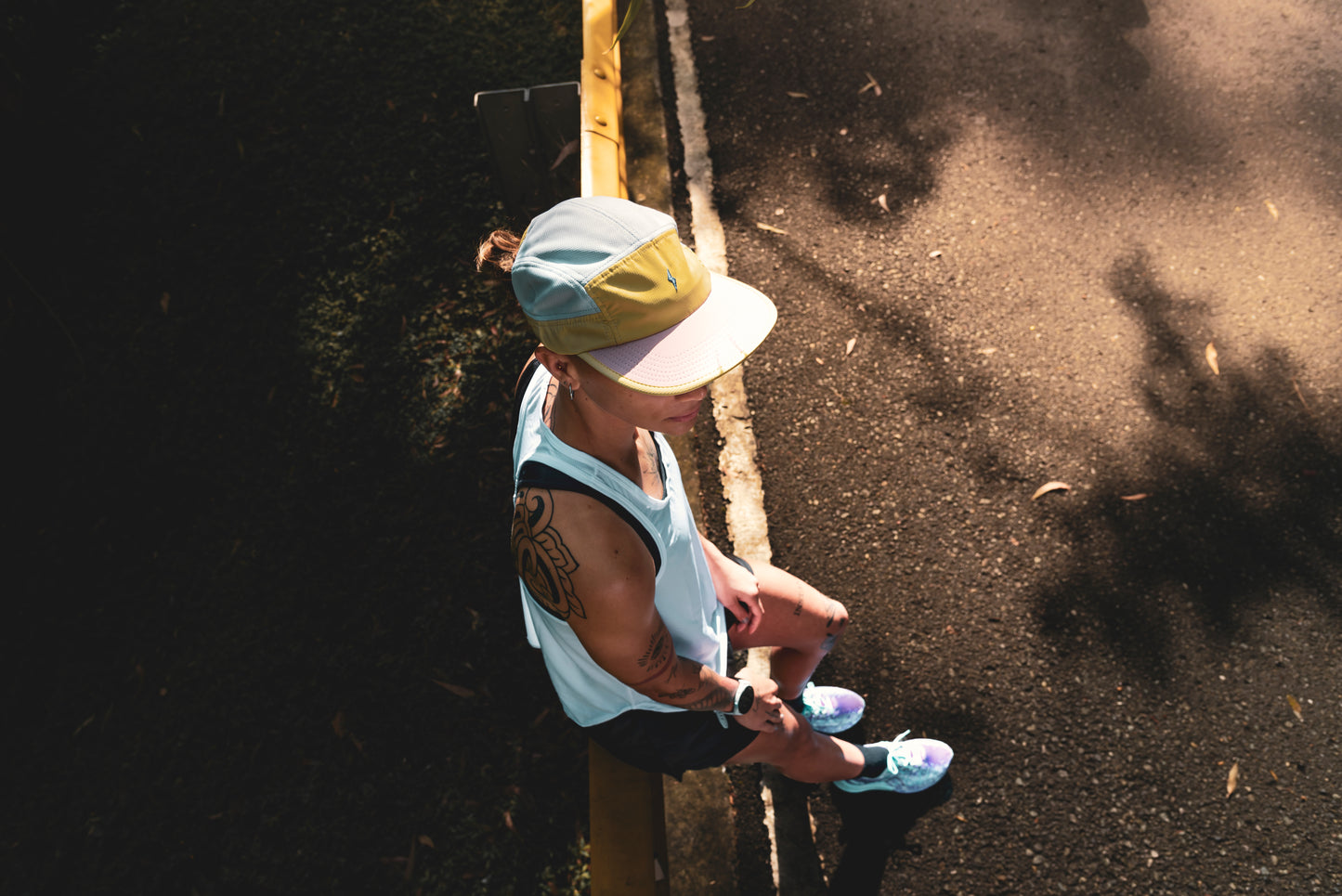 Gorra running Stamina Pastel