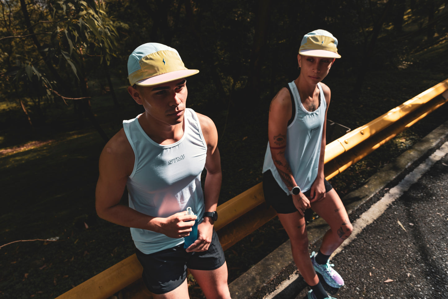 Gorra running Stamina Pastel