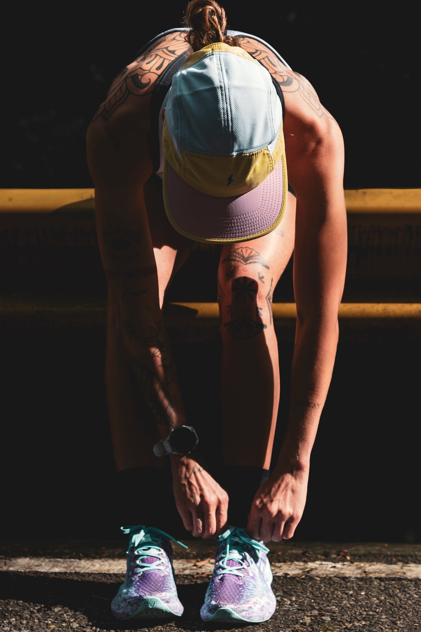 Gorra running Stamina Pastel