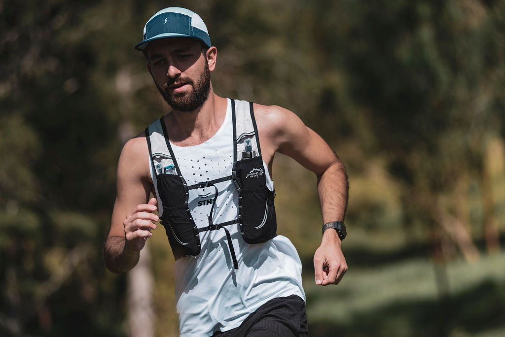 Gorra running Stamina Azul