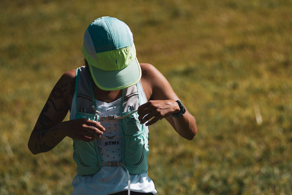 Gorra running Stamina Neón