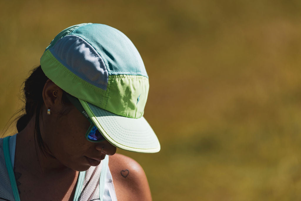 Gorra running Stamina Neón