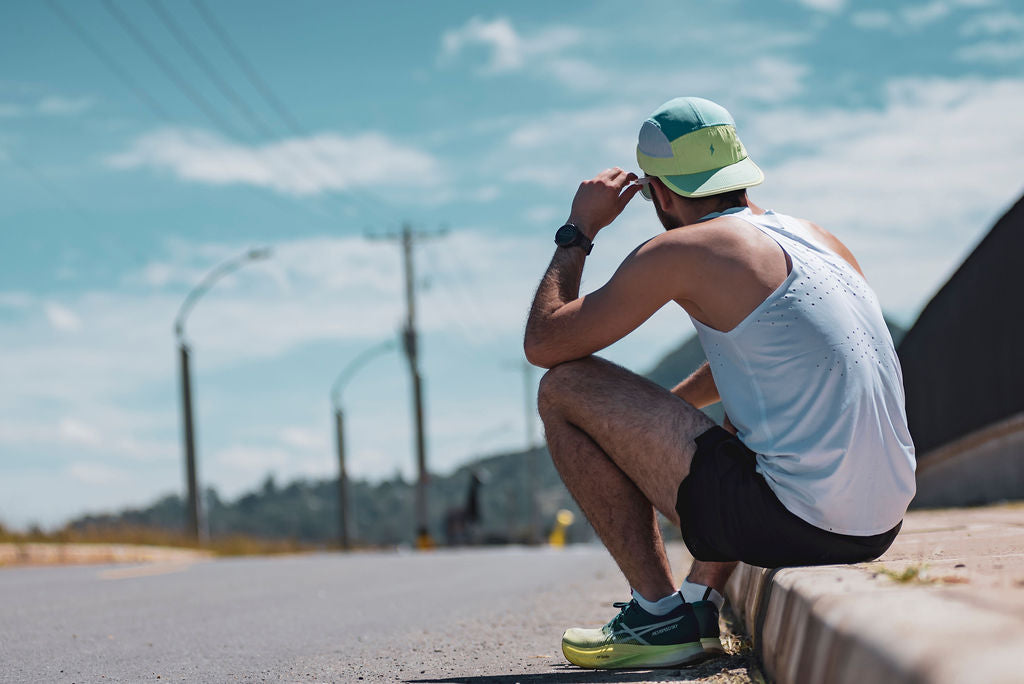 Gorra running Stamina Neón