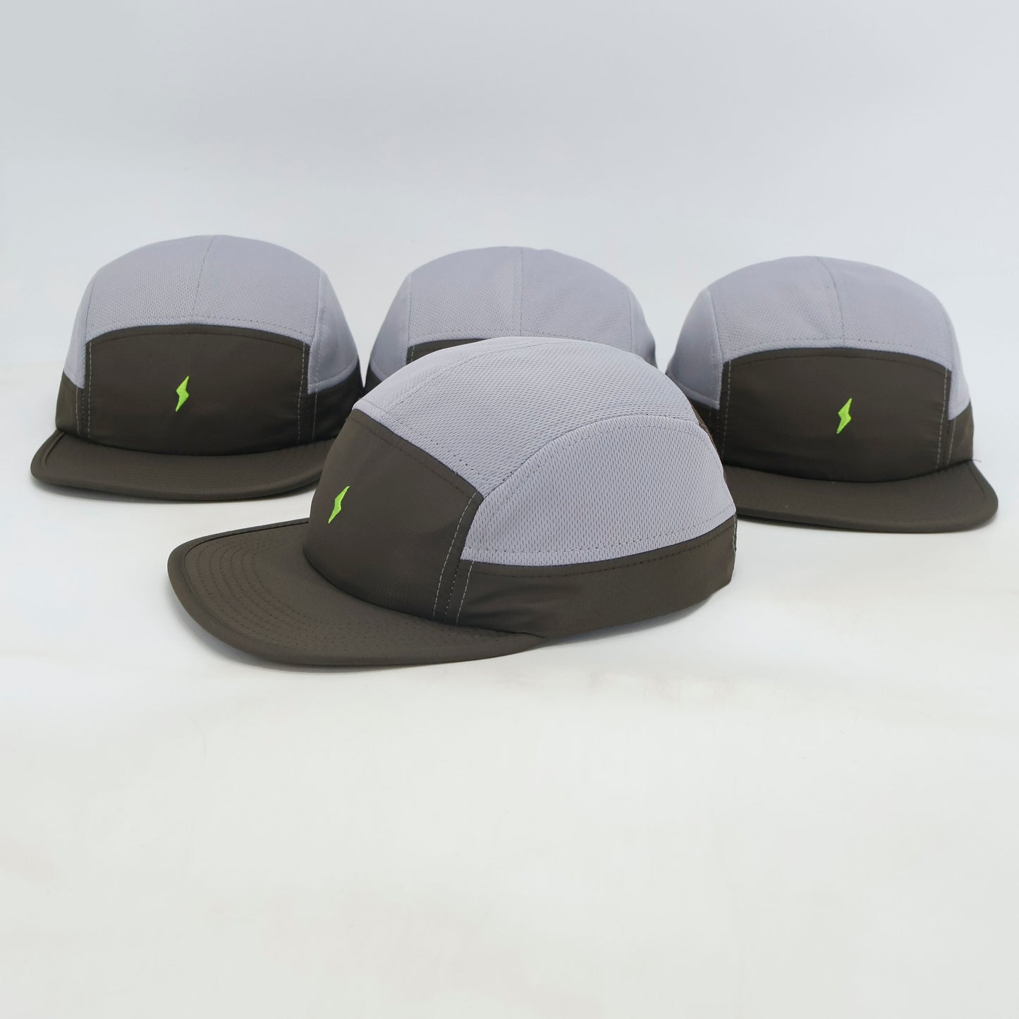 Gorra running Stamina Verde/Gris