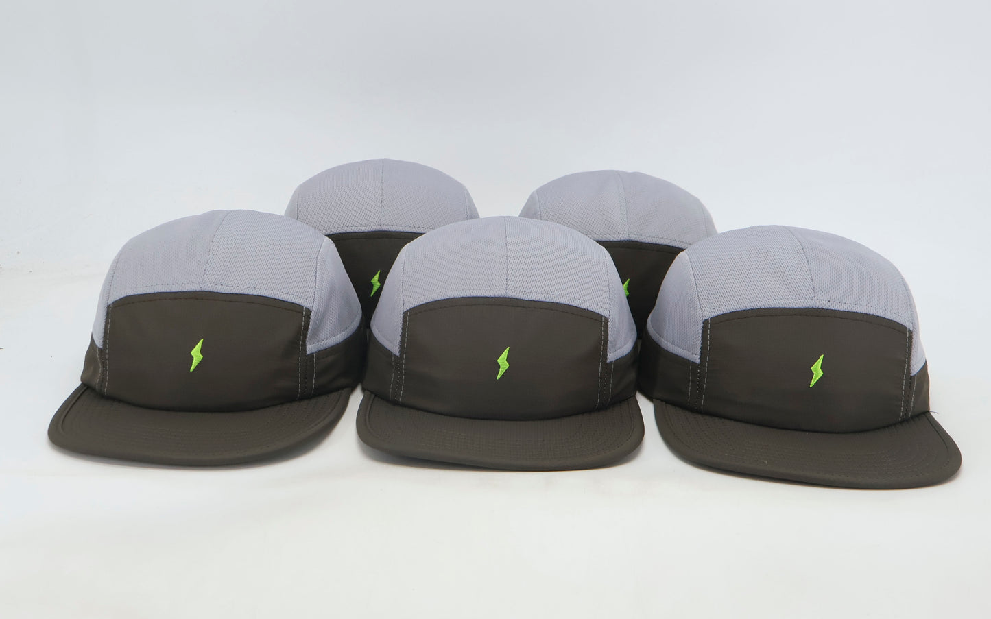 Gorra running Stamina Verde/Gris