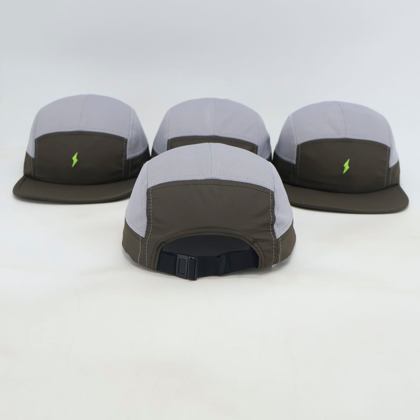Gorra running Stamina Verde/Gris