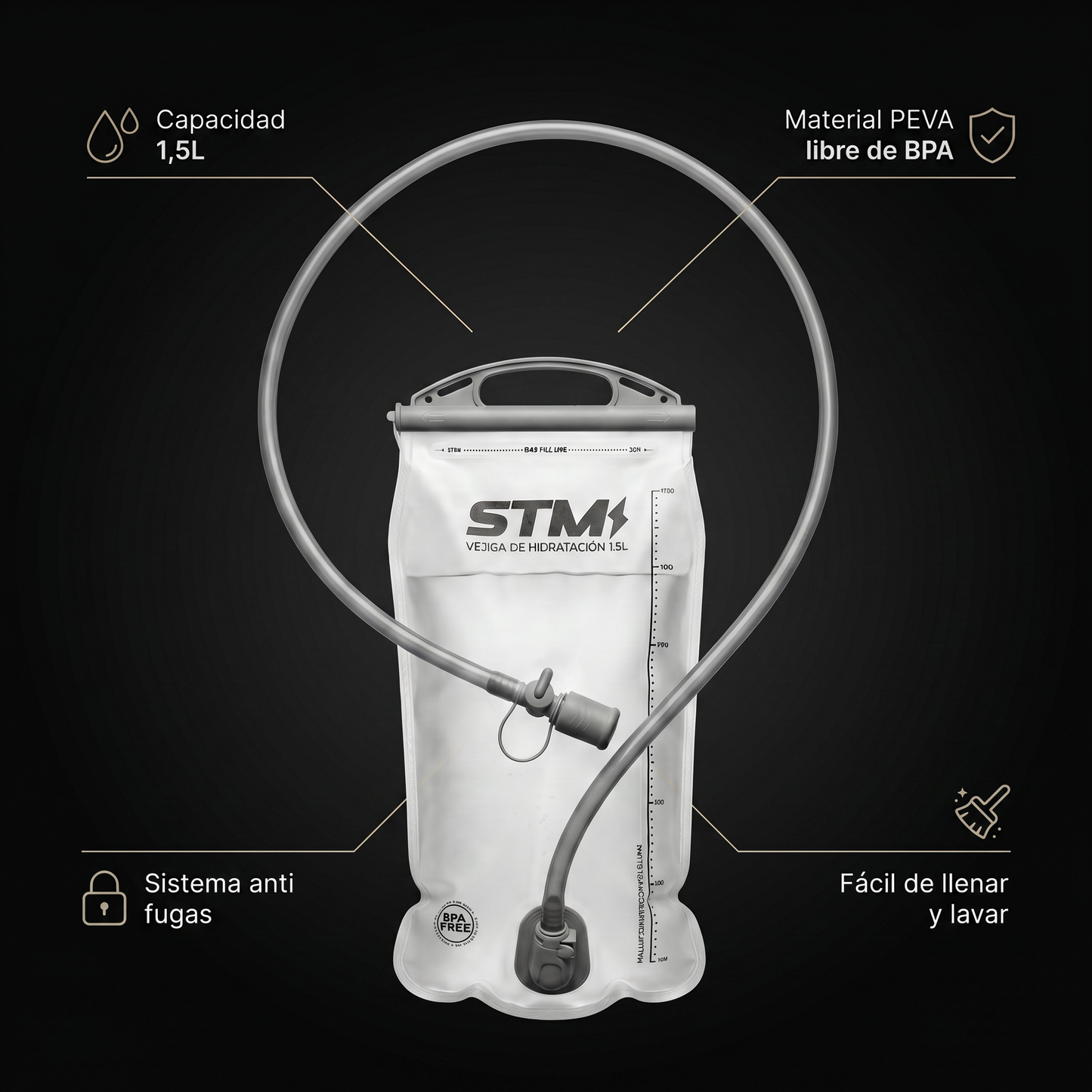 Vejiga de Hidratación STM 1.5L