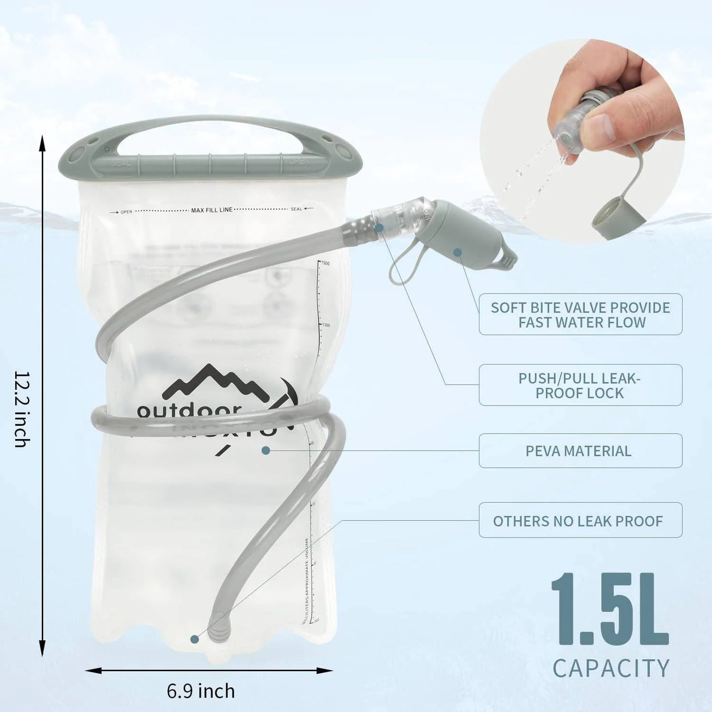 Vejiga de Hidratación 1.5L